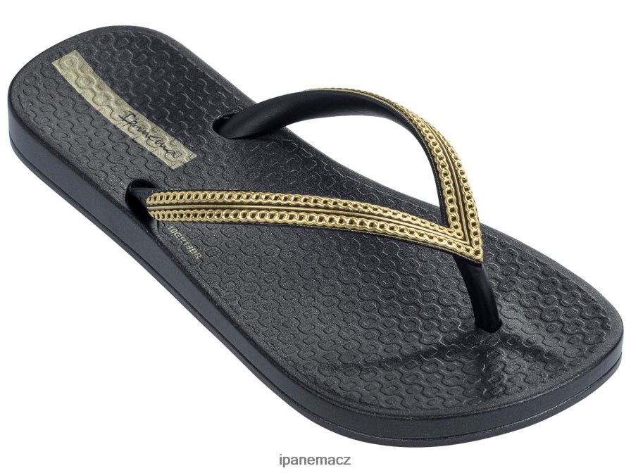 Černá k anatomica metallica 21 Ipanema děti 42PR8P419 obuv