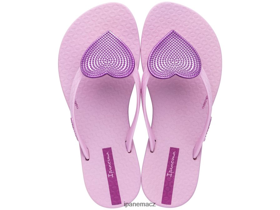 lila tečka k maxi srdce Ipanema děti 42PR8P339 obuv