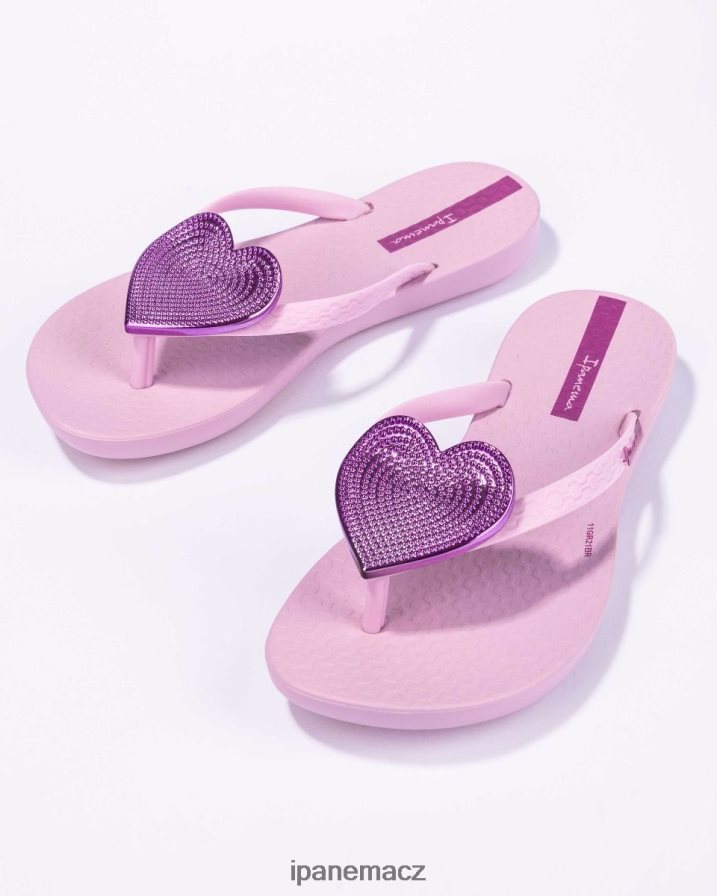 lila tečka k maxi srdce Ipanema děti 42PR8P339 obuv