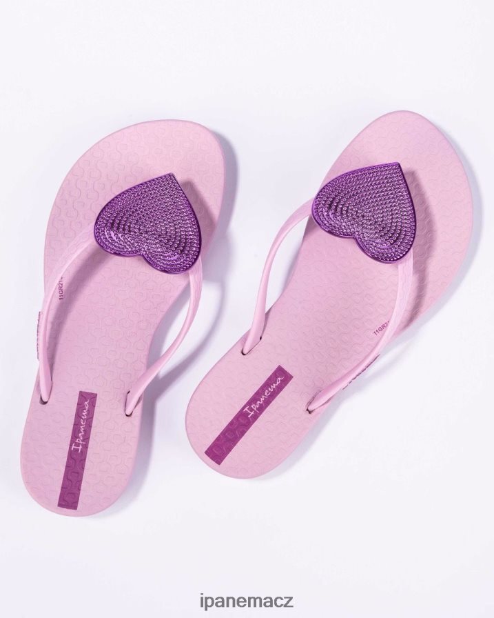 lila tečka k maxi srdce Ipanema děti 42PR8P339 obuv