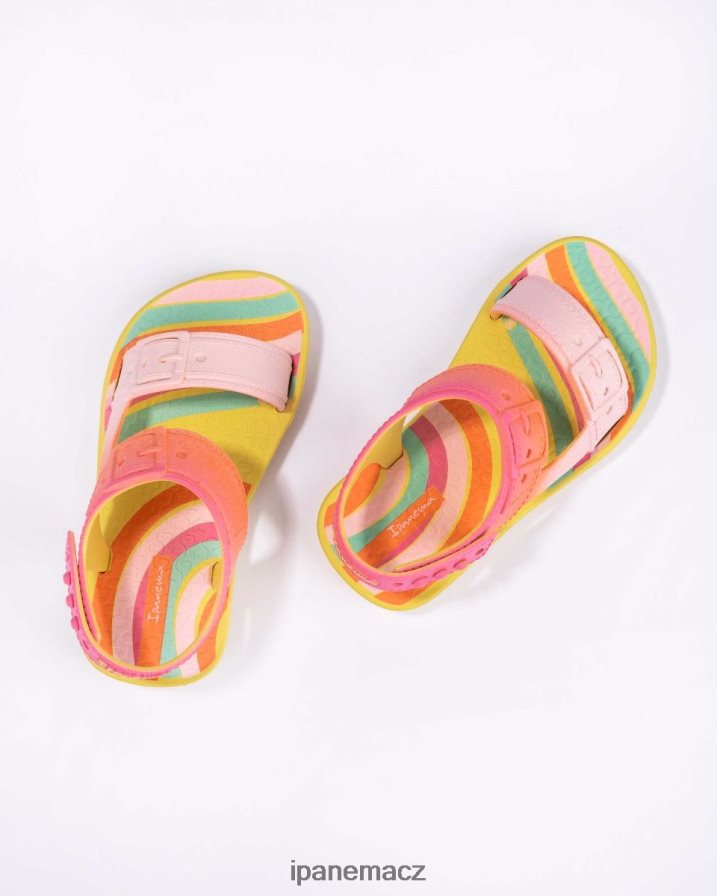 žlutá růžová b spona na hraní Ipanema miminka 42PR8P371 obuv