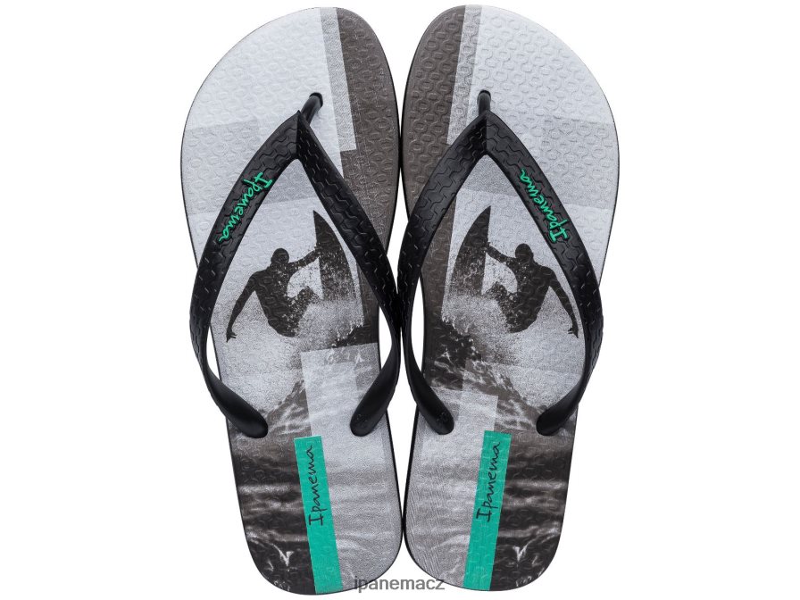 Černá letní potisk Ipanema muži 42PR8P498 obuv