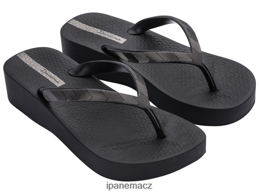 Černá síťovaný klín tex Ipanema ženy 42PR8P203 obuv