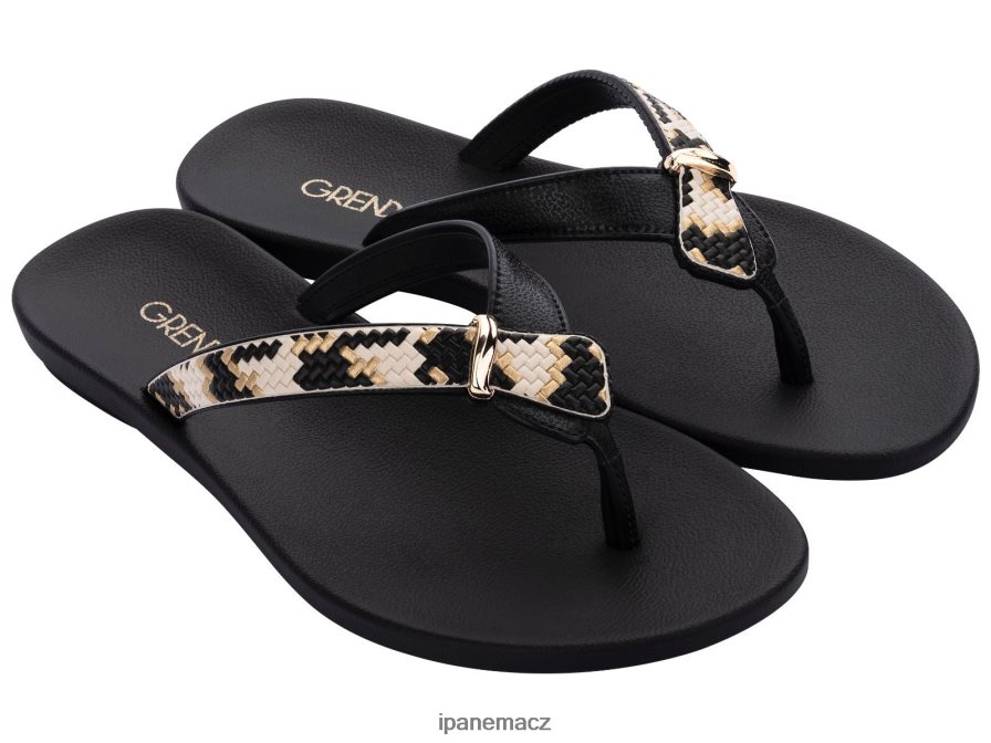 Černá tanga uba braid Ipanema ženy 42PR8P228 obuv