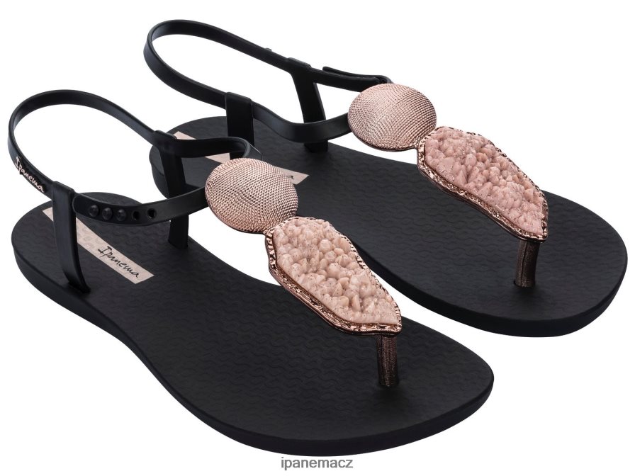 růže černá elegantní sandálový krystal Ipanema ženy 42PR8P167 obuv