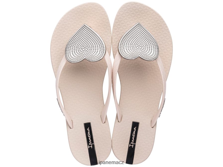 stříbrná slonovinová tečka maxi srdce Ipanema ženy 42PR8P210 obuv