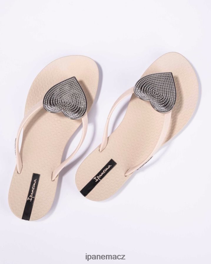 stříbrná slonovinová tečka maxi srdce Ipanema ženy 42PR8P210 obuv