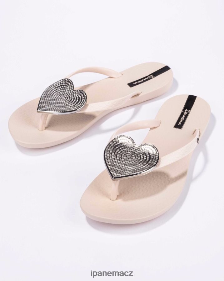 stříbrná slonovinová tečka maxi srdce Ipanema ženy 42PR8P210 obuv