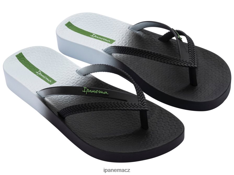 zářivě černá bílá